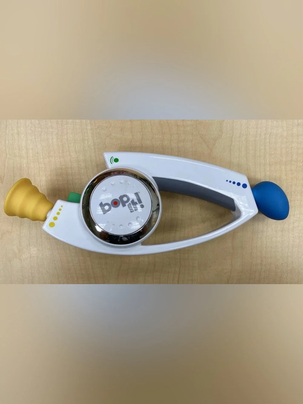 Vintage 2008 Hasbro Bop It Mini White Electronic Handheld Game Toy Tested Works